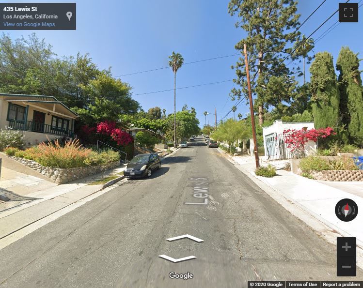 Google map of lewis street